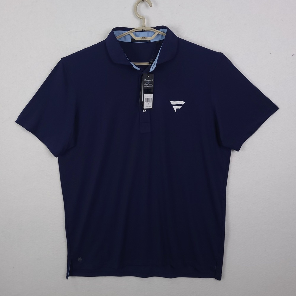 Greyson Tala Polo Mens XL Maltese Blue Performance Golf Shirt MCLSCK11 417
